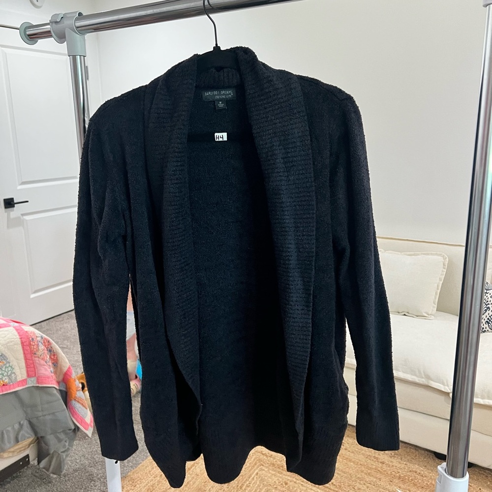 Barefoot Dreams Black Cardigan